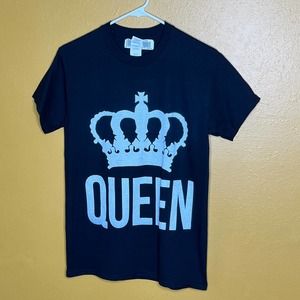 Queen Graphic Tee Black, New, Size S